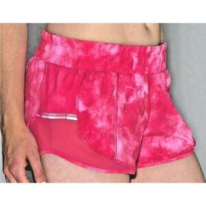 Lululemon Beat the heat Short Tidal Trip Boom
Juice/Boom Juice Sz 10